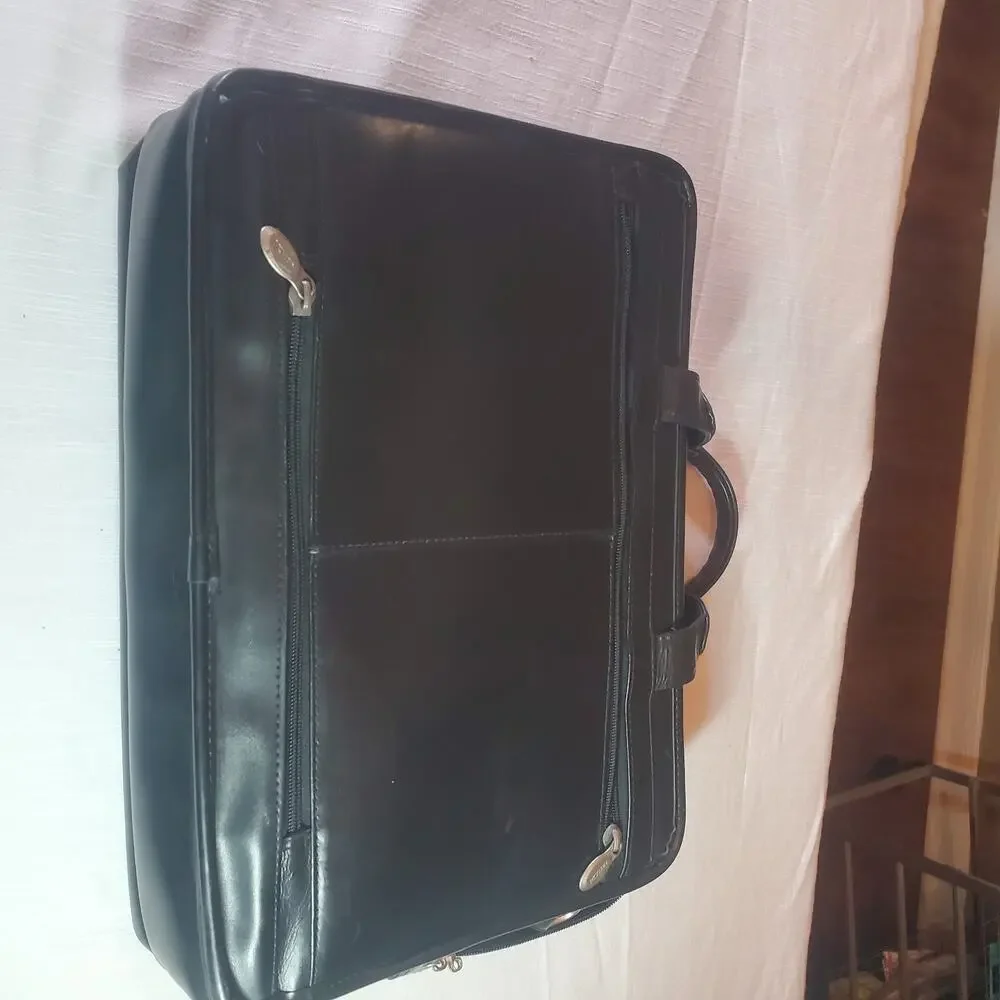 McKlein Leather Laptop Briefcase Messenger Bag Business Portfolio